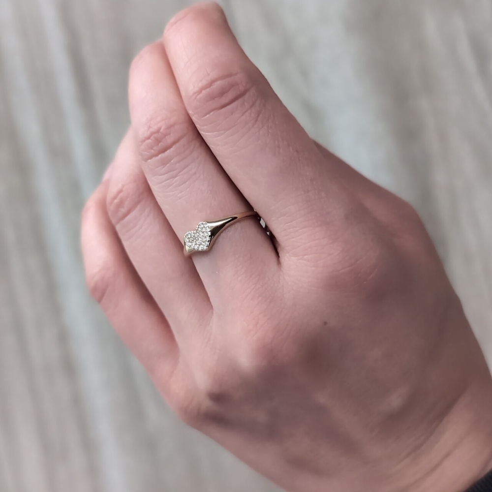 NWT Gorjana Gold Heart Ring - Picture 14 of 16